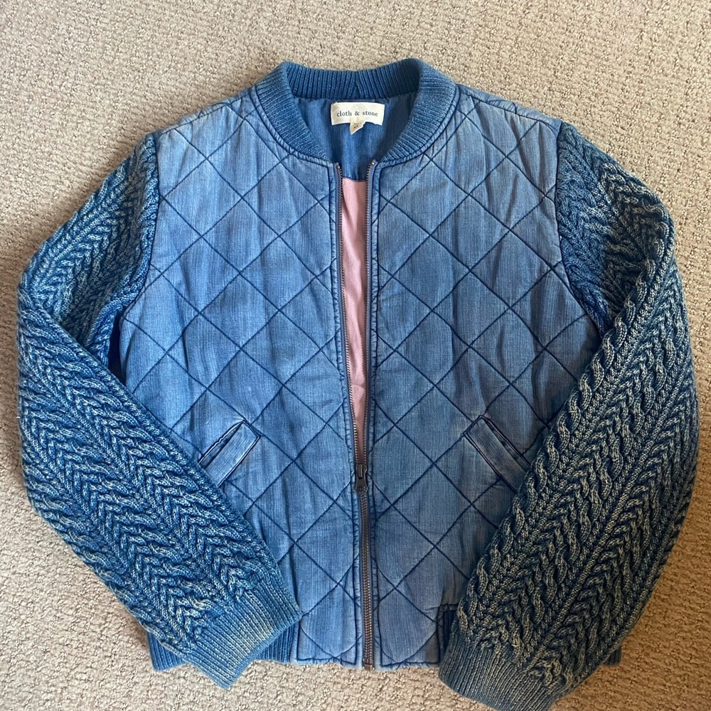 Cloth and stone denim jacket